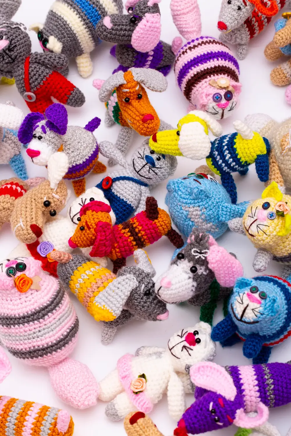 Colección de amigurumis incluidos en el ebook