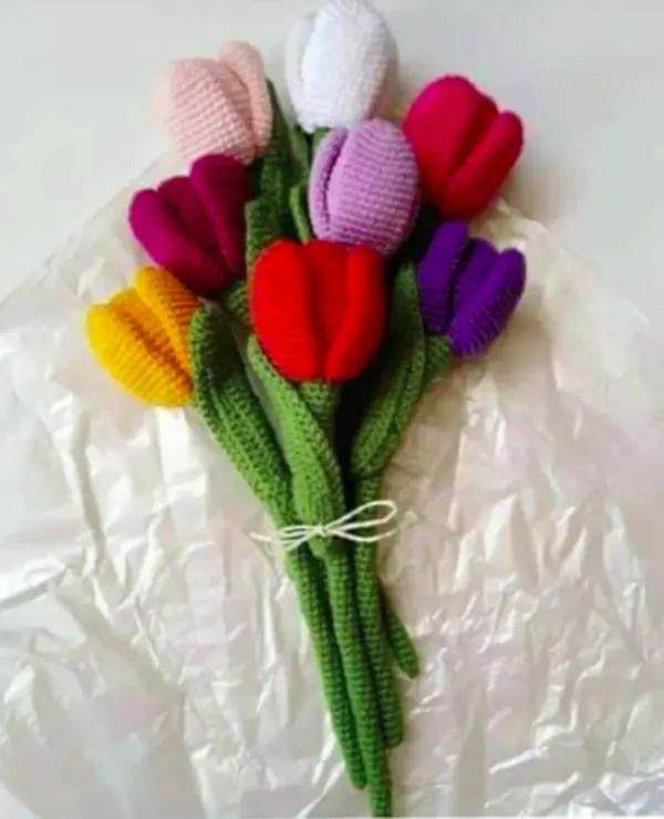 Patrones de flores amigurumi
